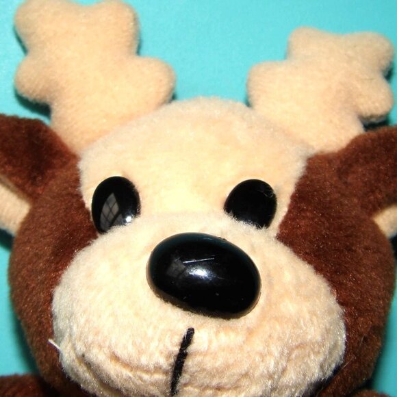 Coca Cola Collectible 1998 #0133 Reindeer w/ Coca Cola Bottle Bean Bag Plush 6" - Picture 14 of 16